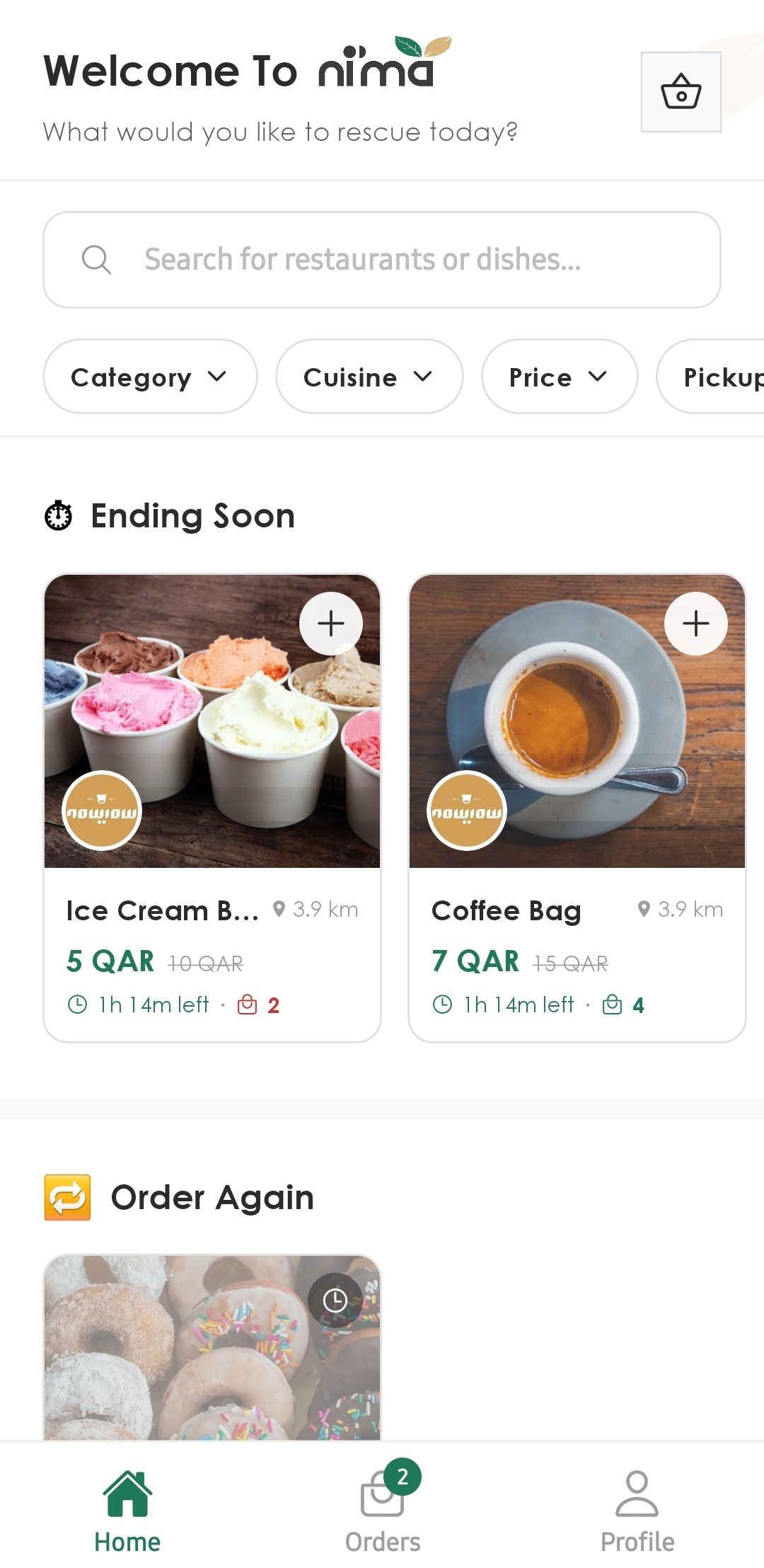 Ni'ma restaurant deals screen