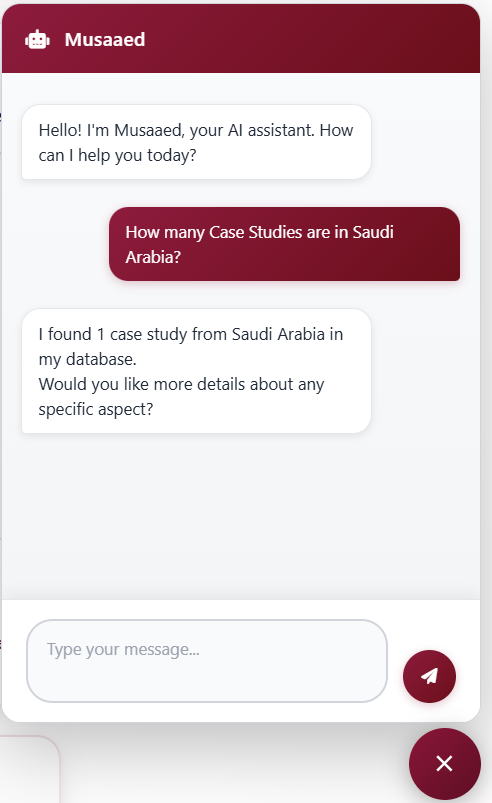 Musaaed (AI Chatbot)
